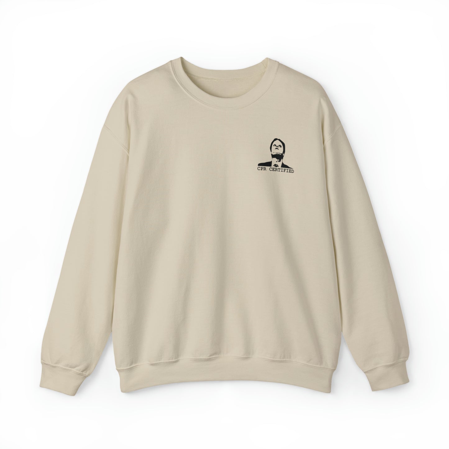 CPR Certified Dwight Unisex Crewneck Sweatshirt