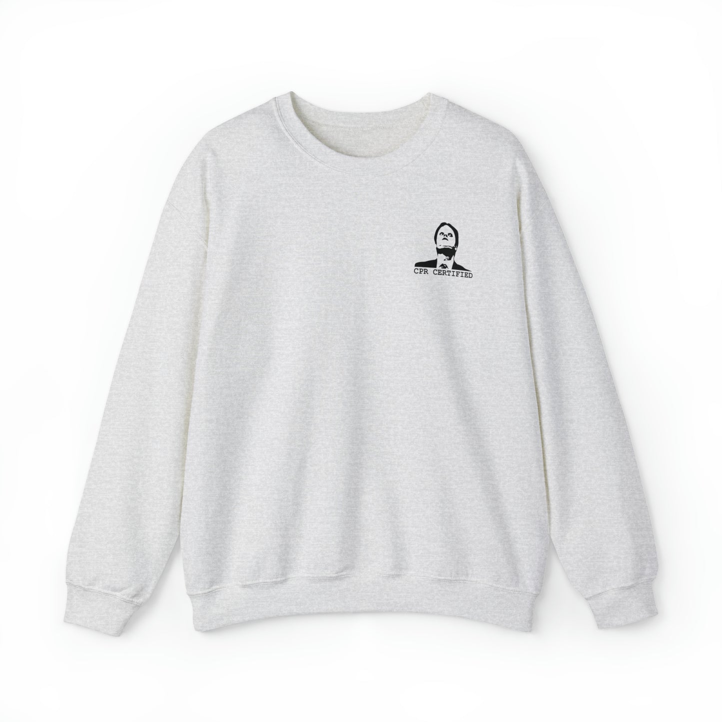 CPR Certified Dwight Unisex Crewneck Sweatshirt