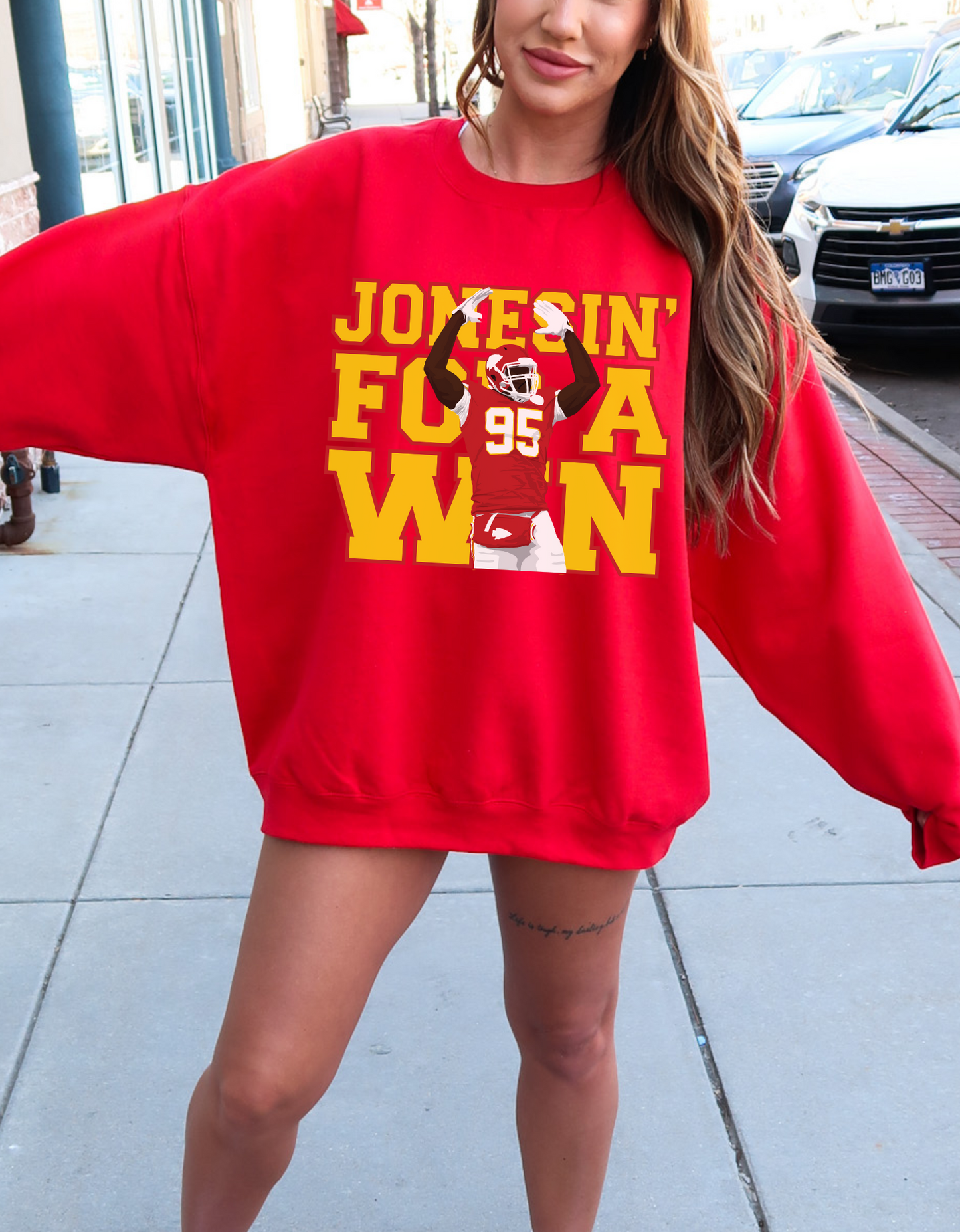 Jonesin' For A Win Adult Kansas City Chiefs Sweatshirt