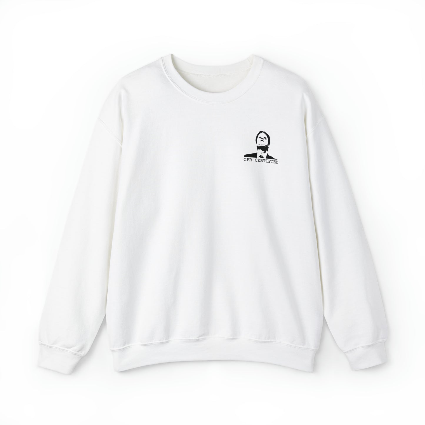 CPR Certified Dwight Unisex Crewneck Sweatshirt