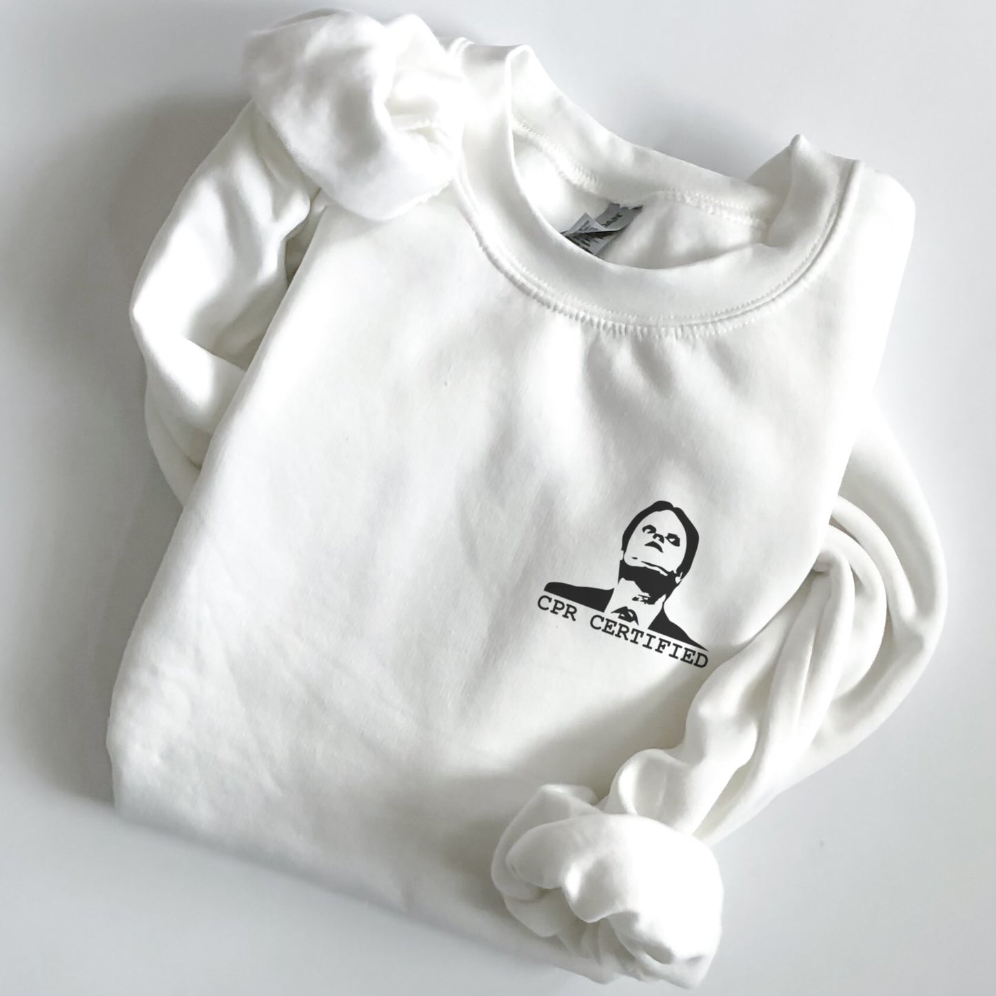 CPR Certified Dwight Unisex Crewneck Sweatshirt