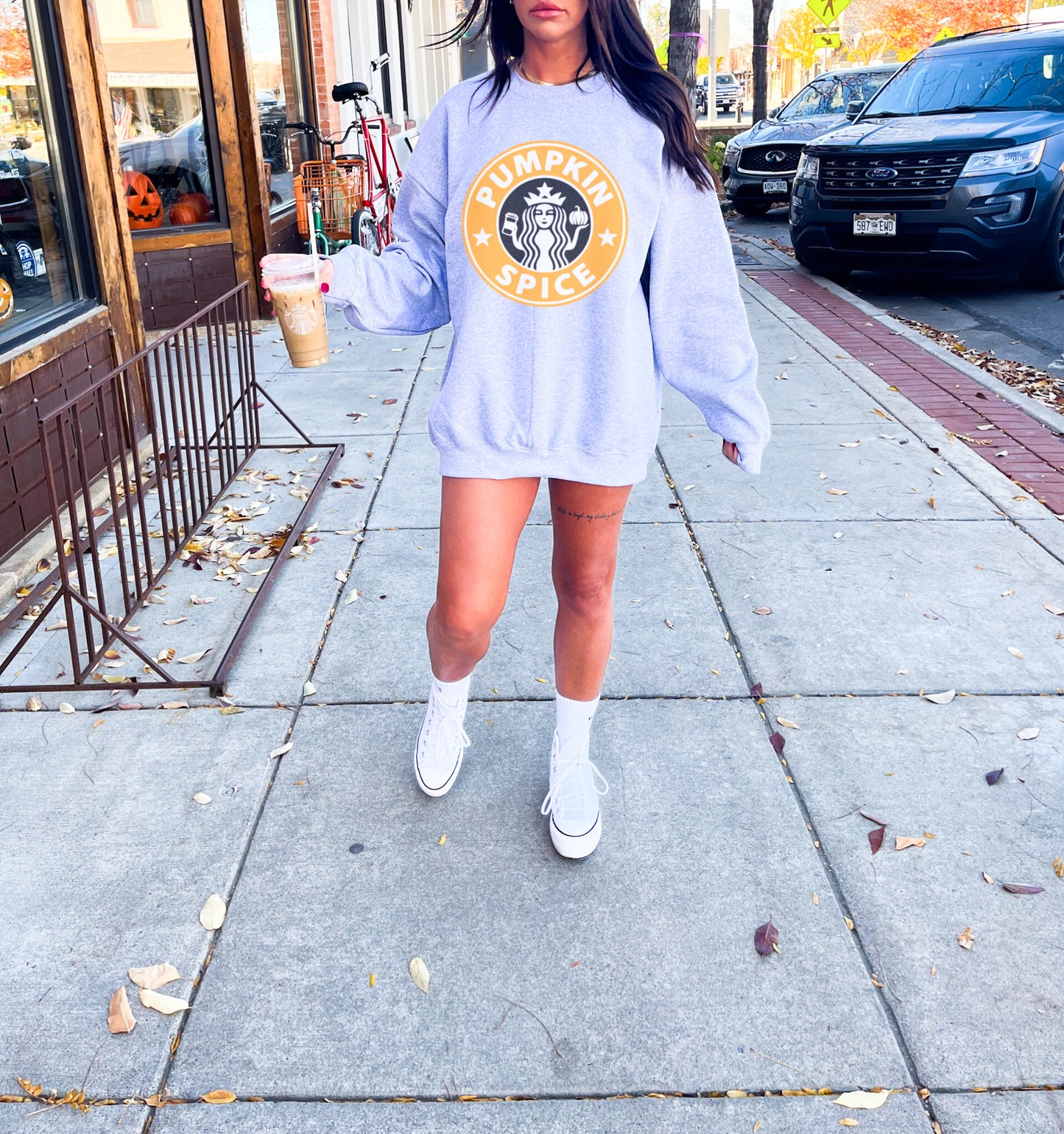 Pumpkin Spice Unisex Crewneck Sweatshirt