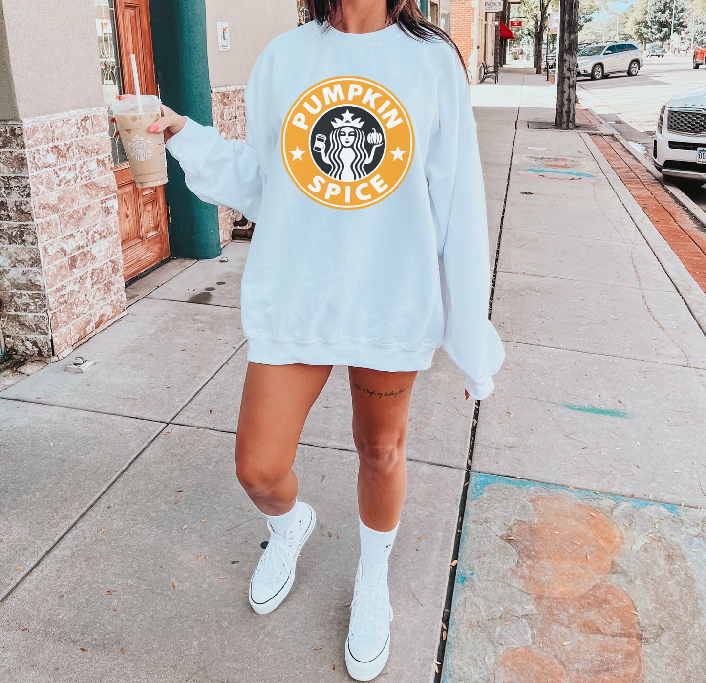 Pumpkin Spice Unisex Crewneck Sweatshirt