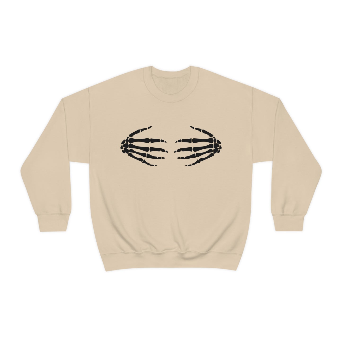 Skeleton Hands Crewneck Sweatshirt