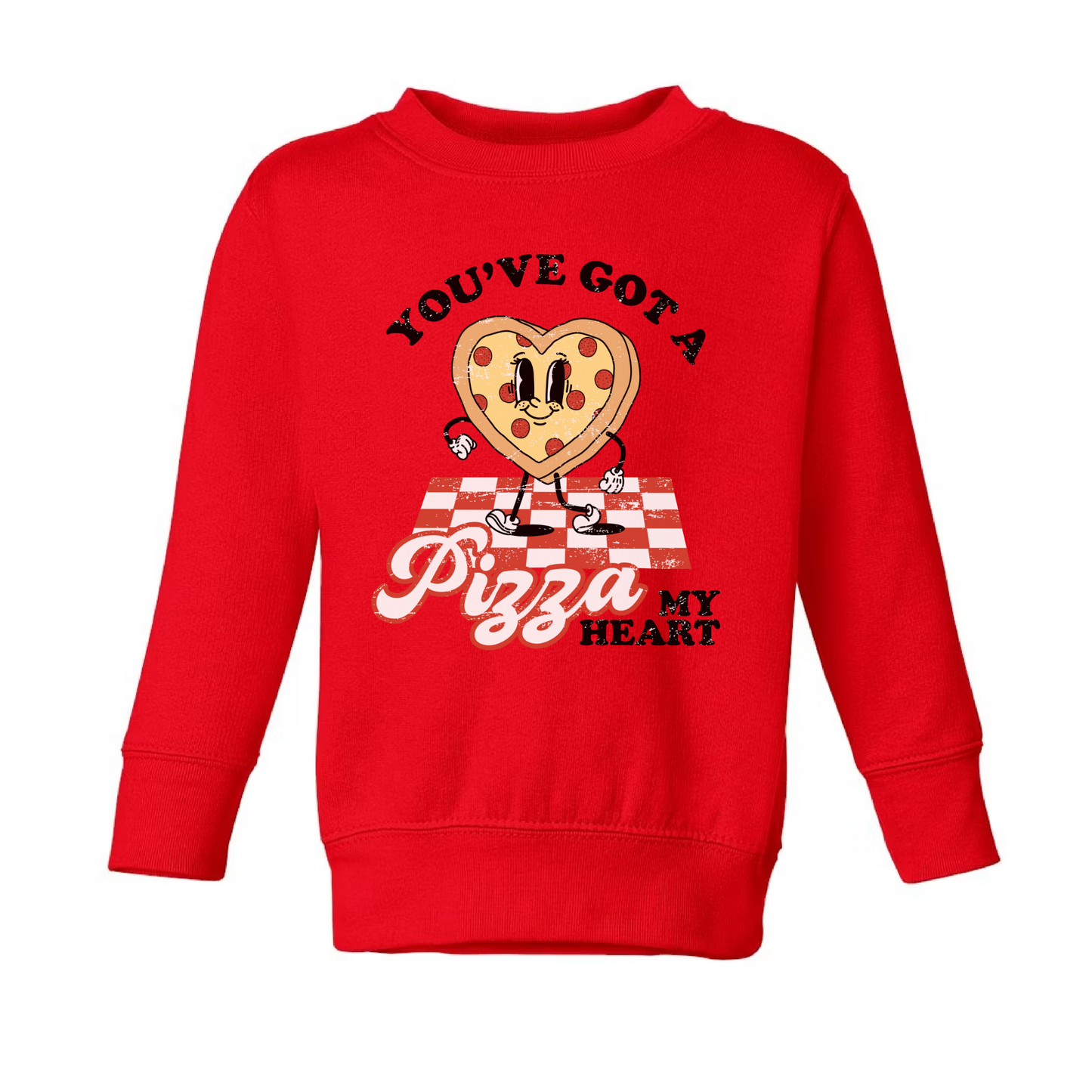 Pizza My Heart Toddler Sweatshirt - PRE ORDER