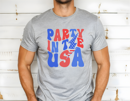 Party In The USA Adult Tee