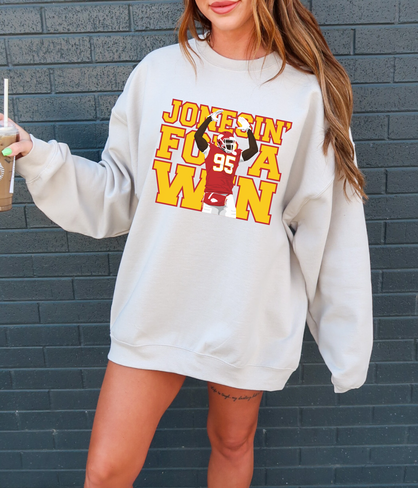 Jonesin' For A Win Adult Kansas City Chiefs Sweatshirt