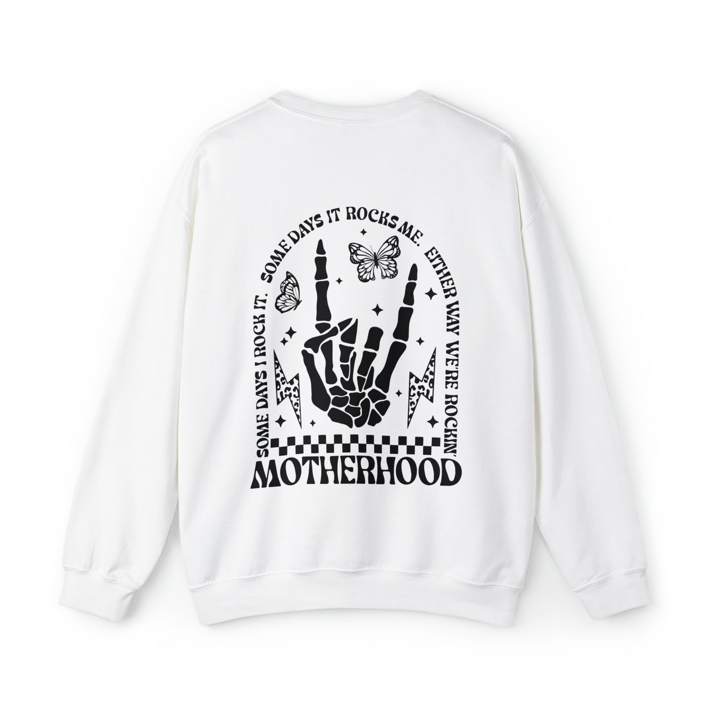 Motherhood Rocks Unisex Crewneck Sweatshirt