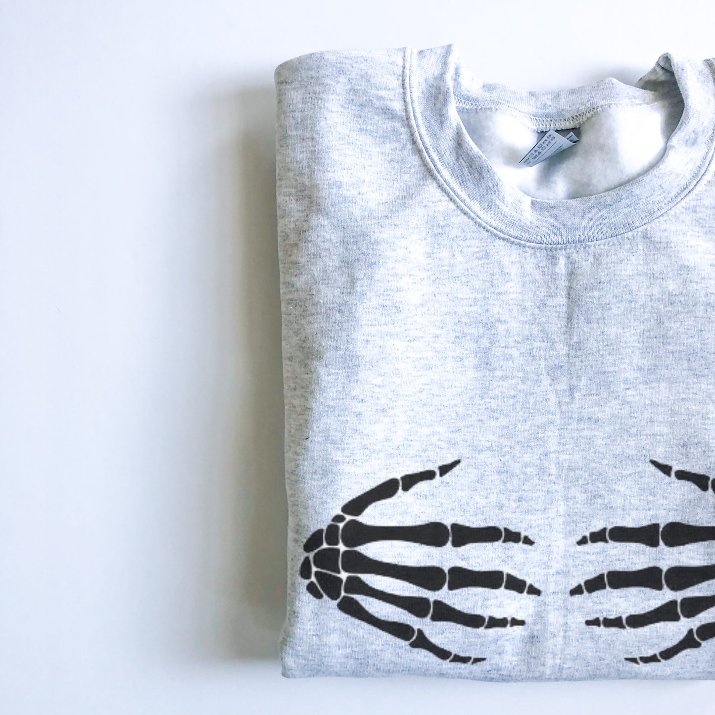 Skeleton Hands Crewneck Sweatshirt