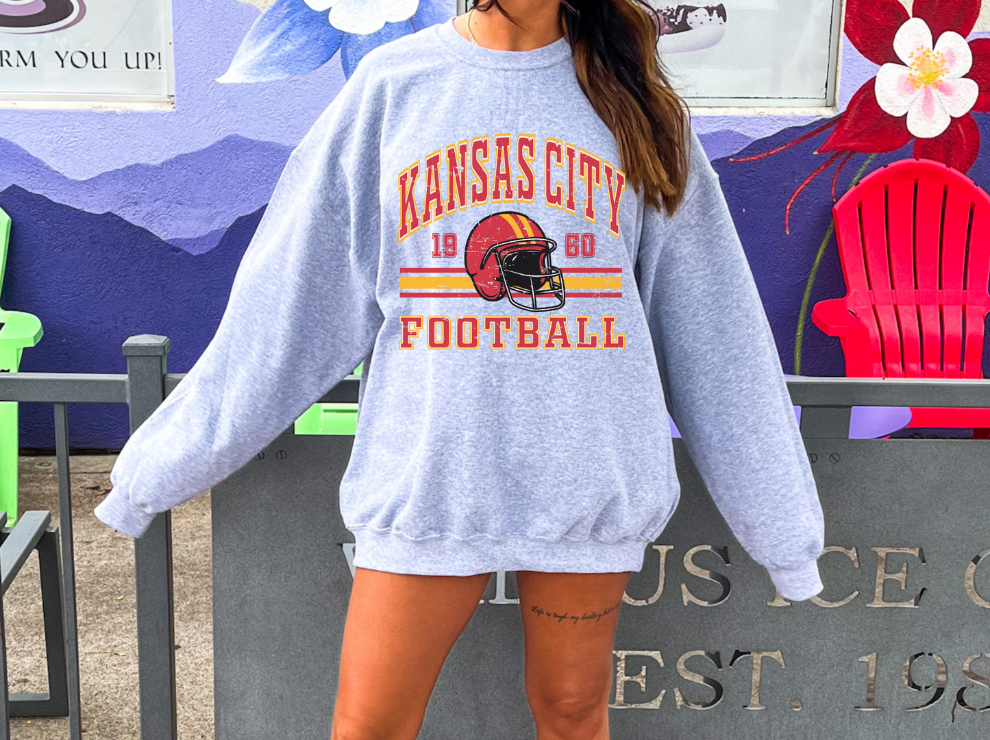 Classic Kansas City Chiefs Football Adult unisex Sweatshirt