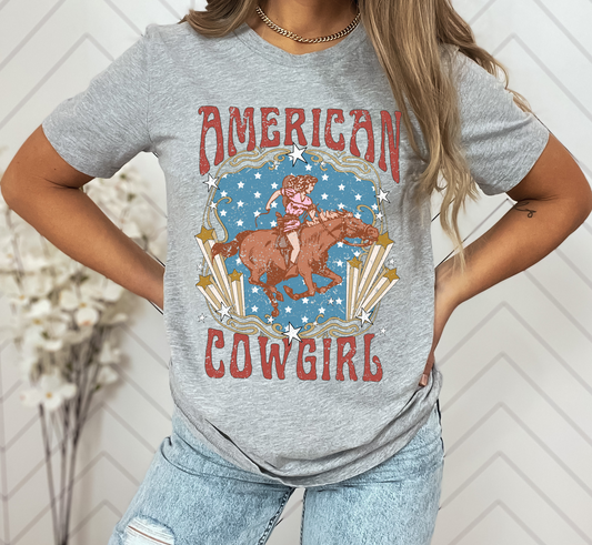 American Cowgirl Adult Tee