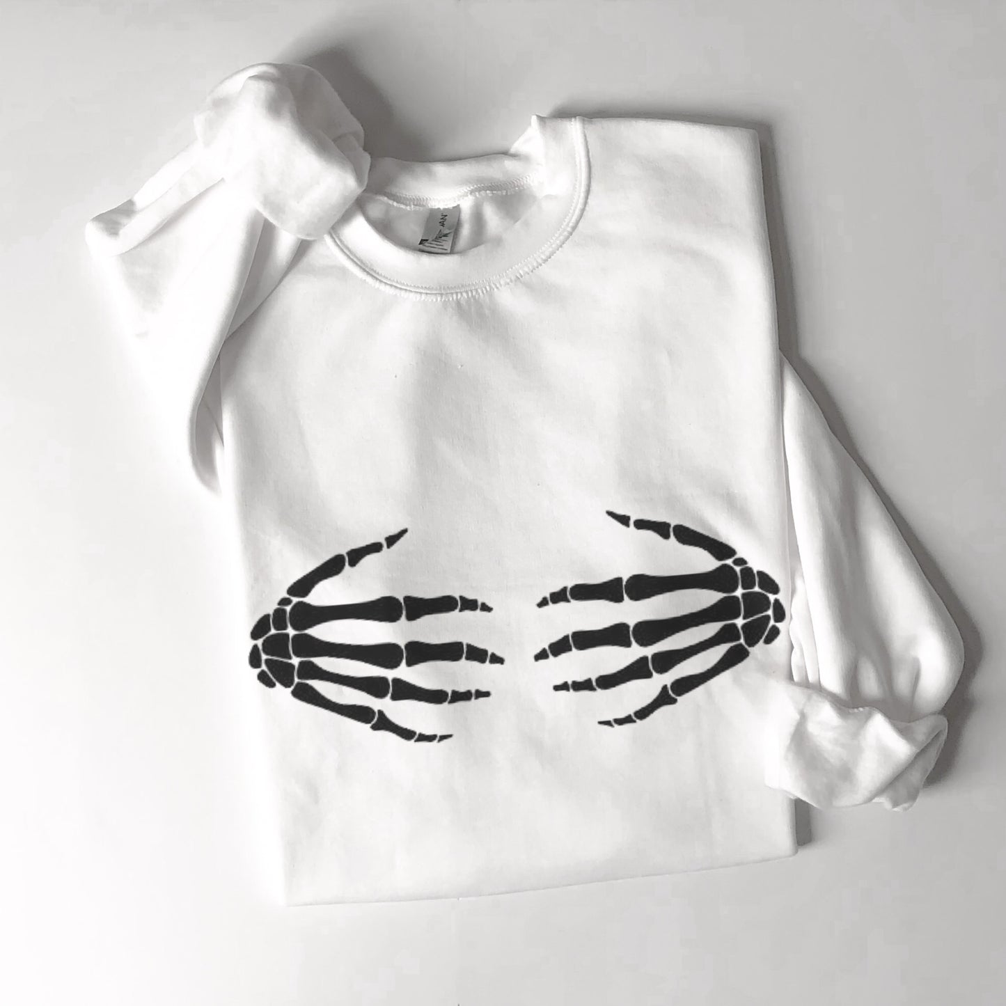 Skeleton Hands Crewneck Sweatshirt