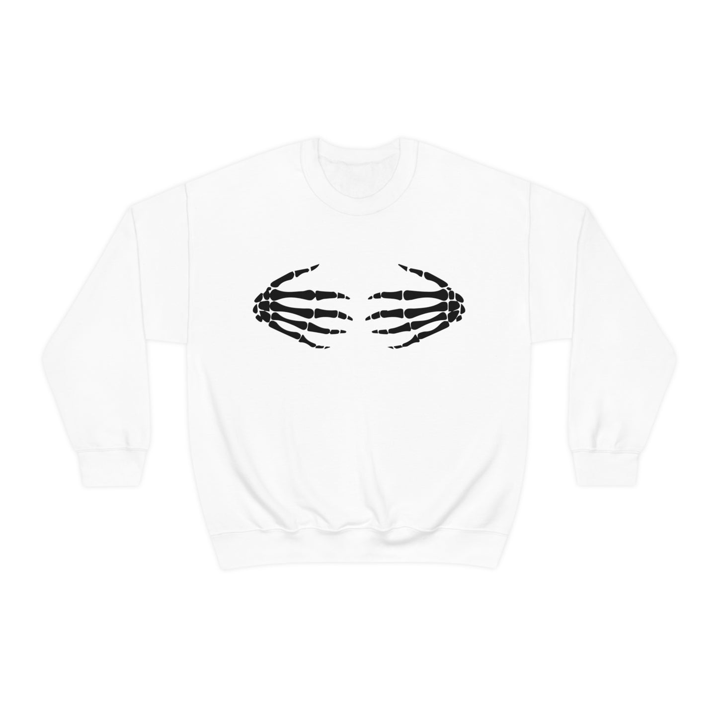 Skeleton Hands Crewneck Sweatshirt