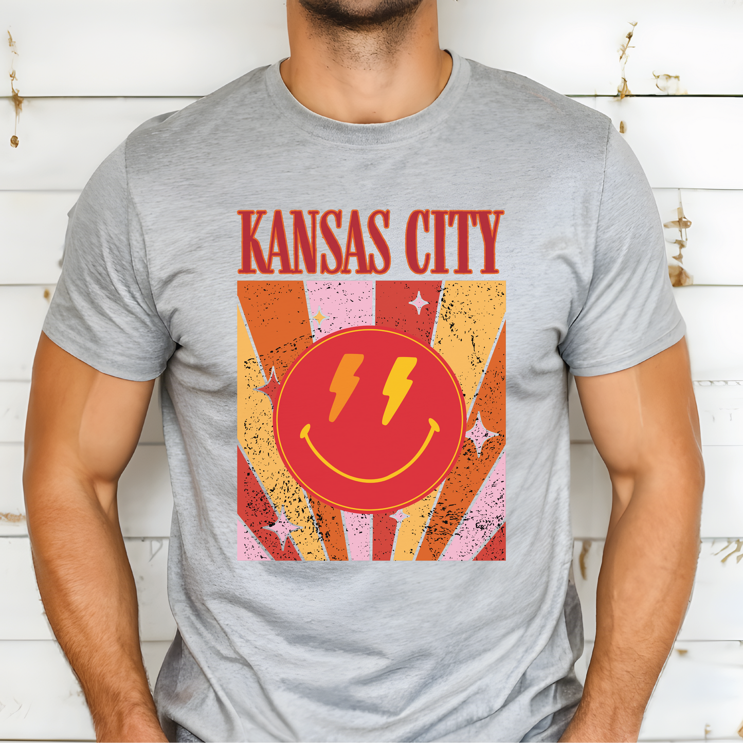 Kansas City Happy Face Tee