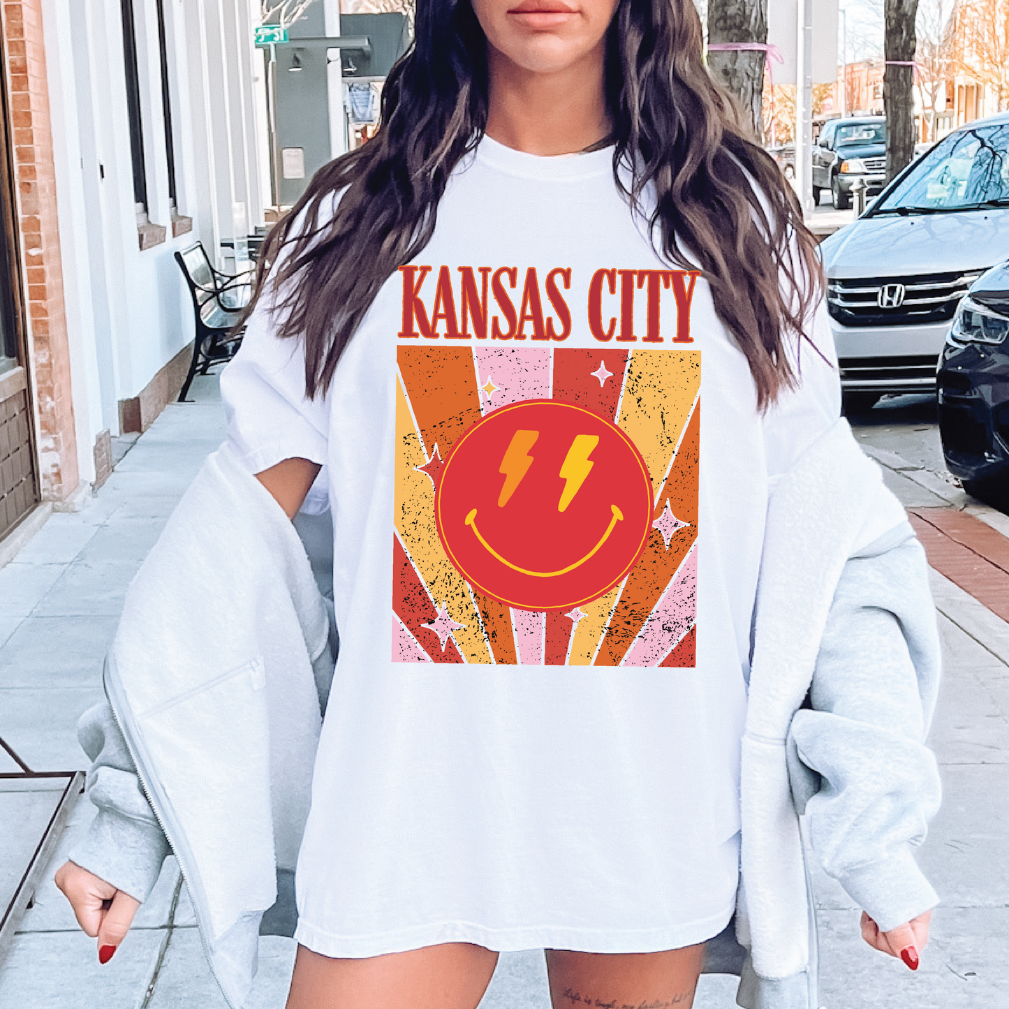 Kansas City Happy Face Tee