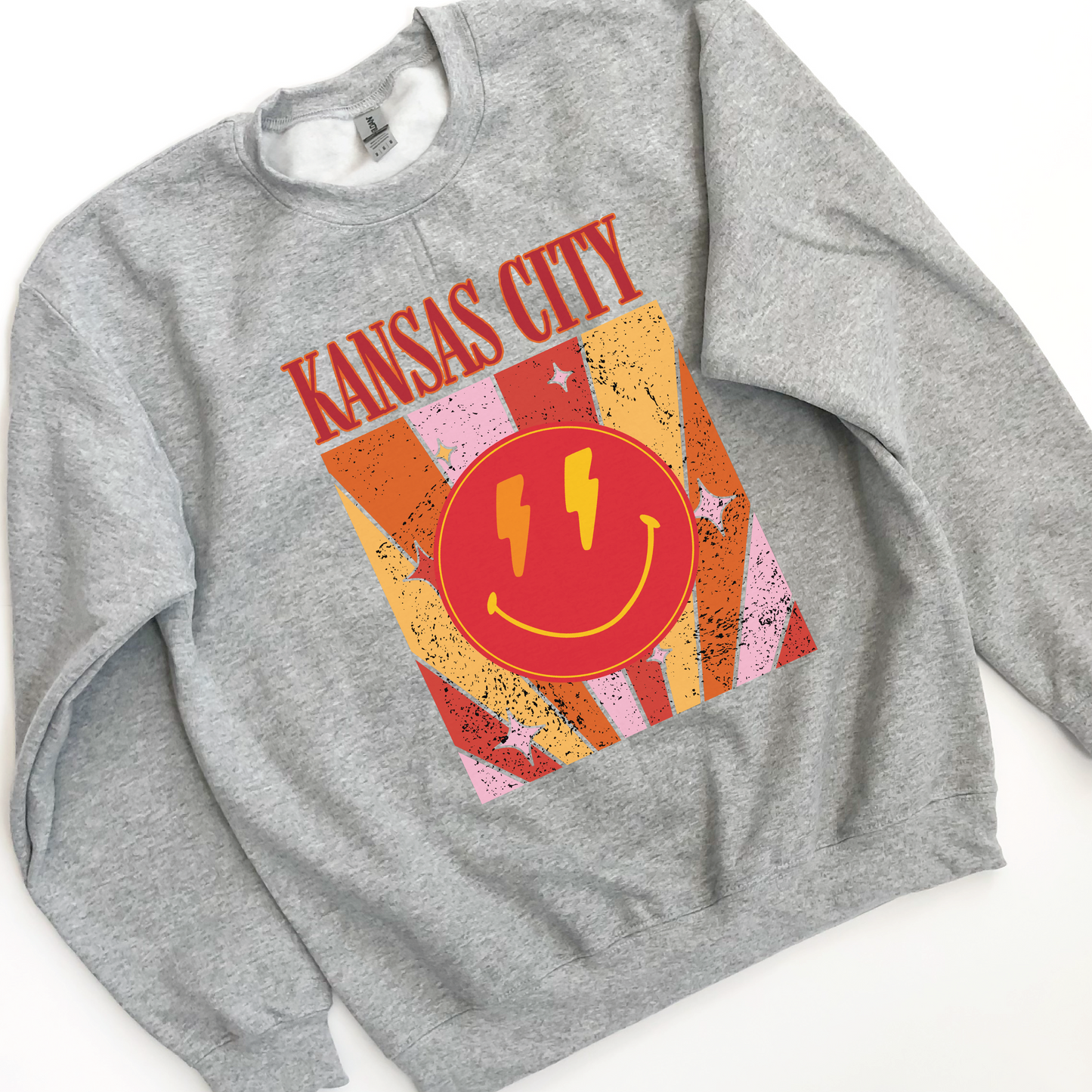 Kansas City Happy Face Sweatshirt