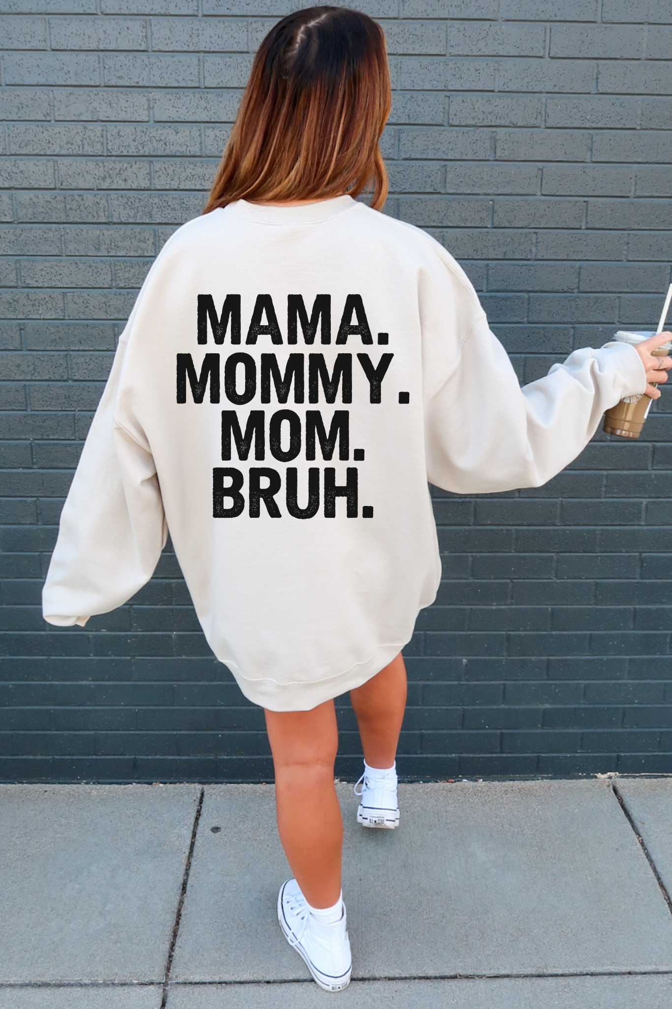 Mama, Bruh Unisex Crewneck Sweatshirt
