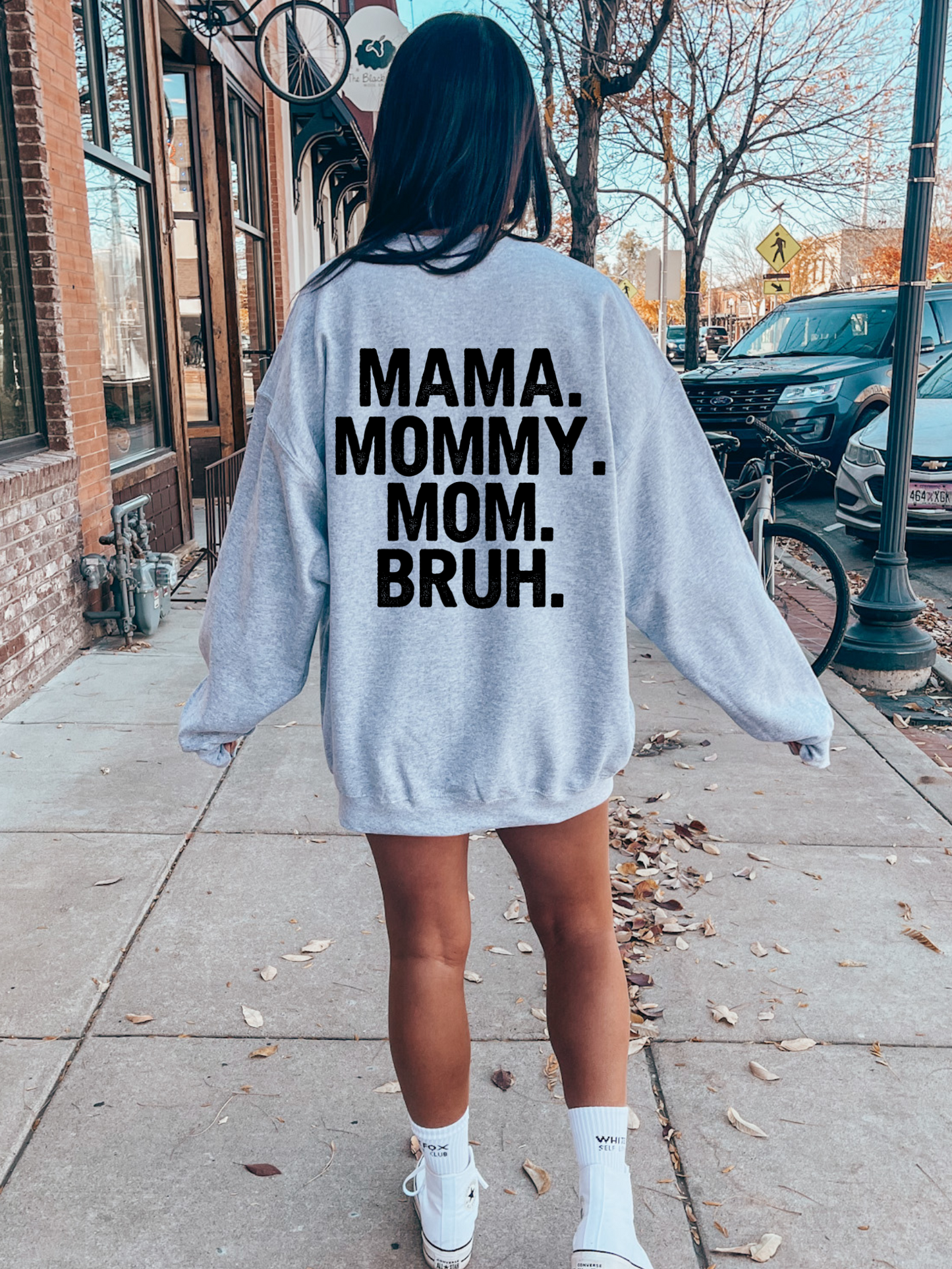 Mama, Bruh Unisex Crewneck Sweatshirt
