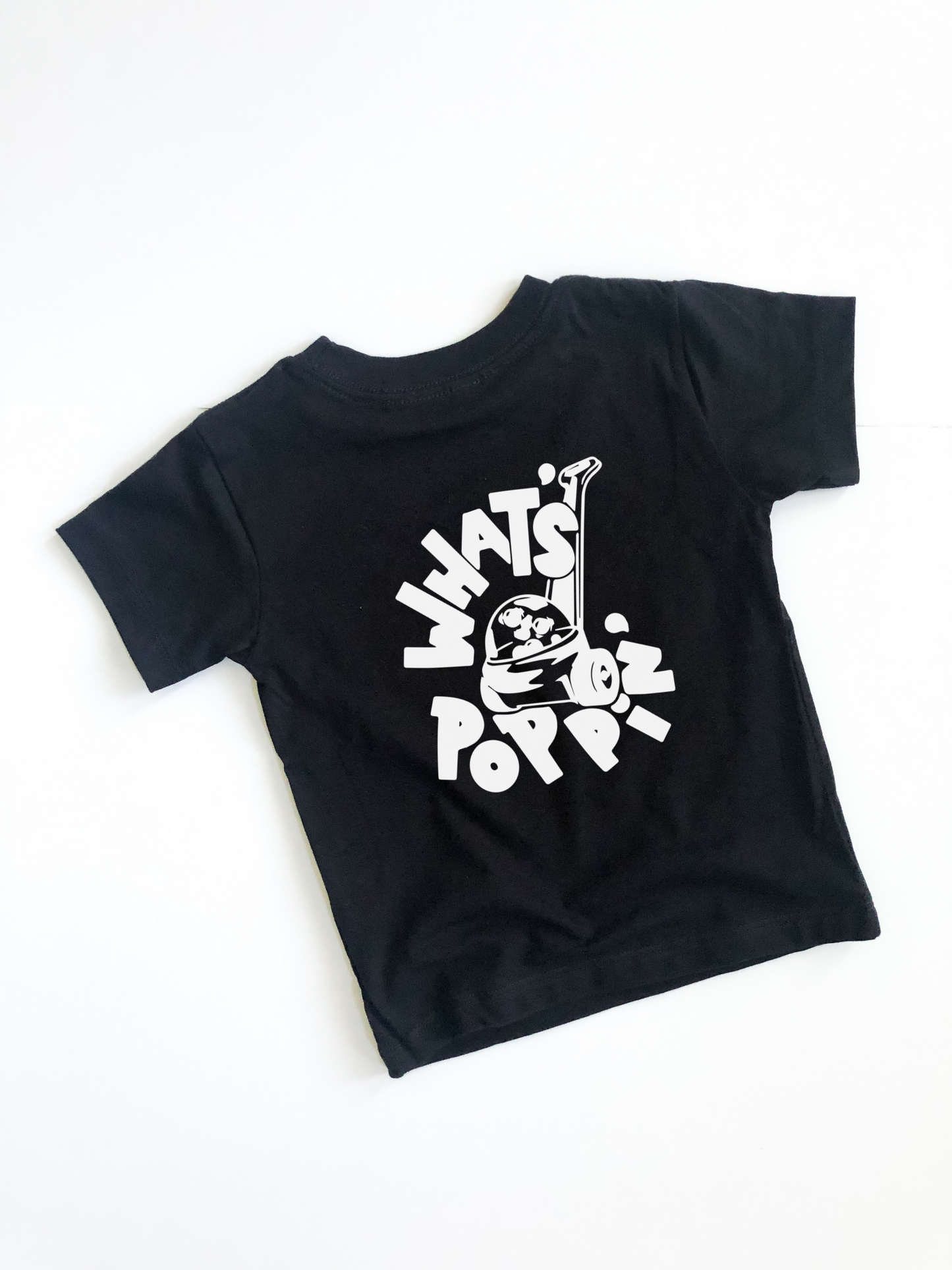 What's Poppin' Toddler Short Sleeve Tee