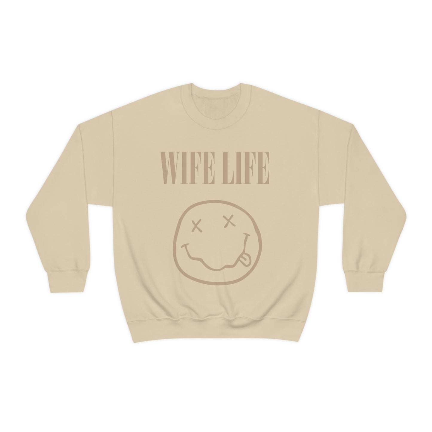 Monochrome Wife Life Crewneck Sweatshirt